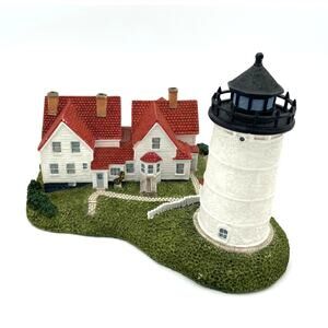 Vintage Nautical Harbor Lights Lighthouse 1997 #203 Nobska Massachusetts READ